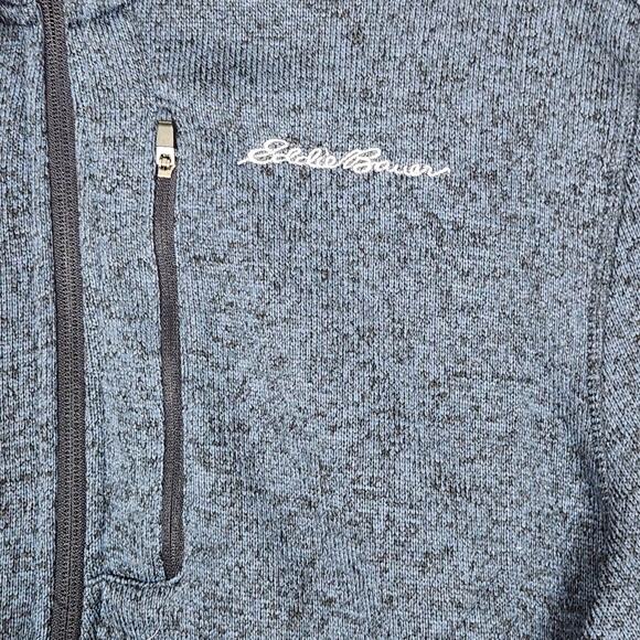 Eddie Bauer Sweater Mens XL Radiator QTR Zip Fleece Pullover Anti Pill Warm - Picture 7 of 15